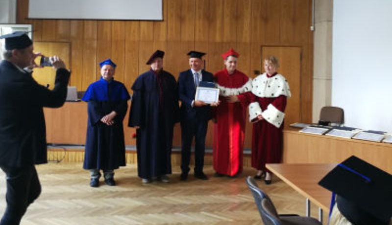 Uroczystość podsumowująca studia Master of Business Administration w Warszawskiej Wyższej Szkole Biznesu